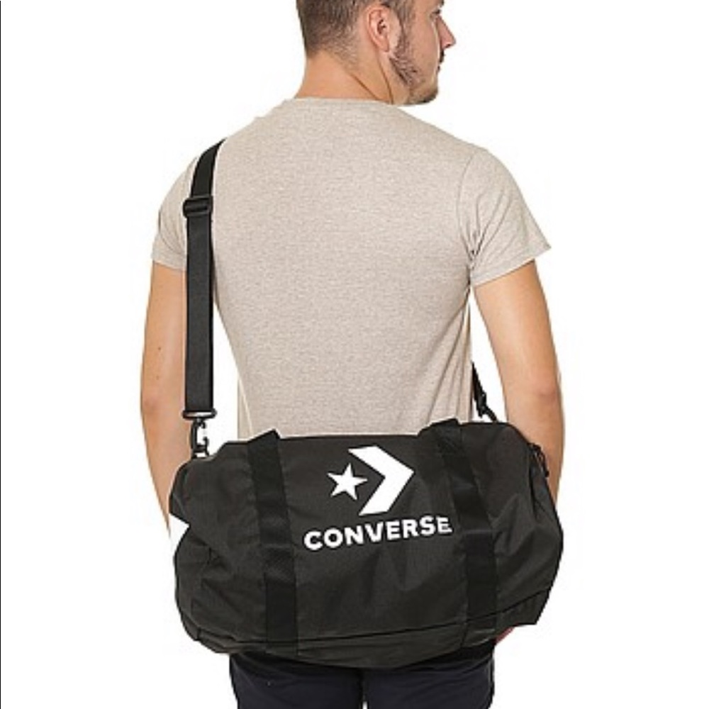 Converse Sport Duffel Large Black AUTHENTIC - Picture 2 of 8